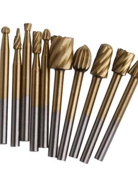 10pcs Engrving Cutter Woodworking Tools Grinding Electric