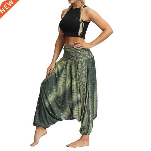 Boho Loose Yoga Pants Leggings For Women Casual Loose Active