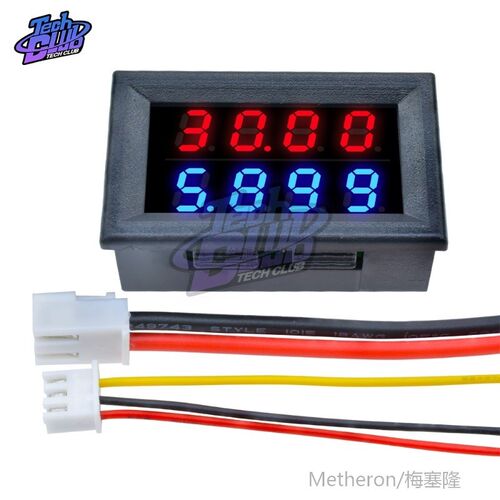 *100V/200V 10A Mini Digital Voltmeter Ammeter High Precision