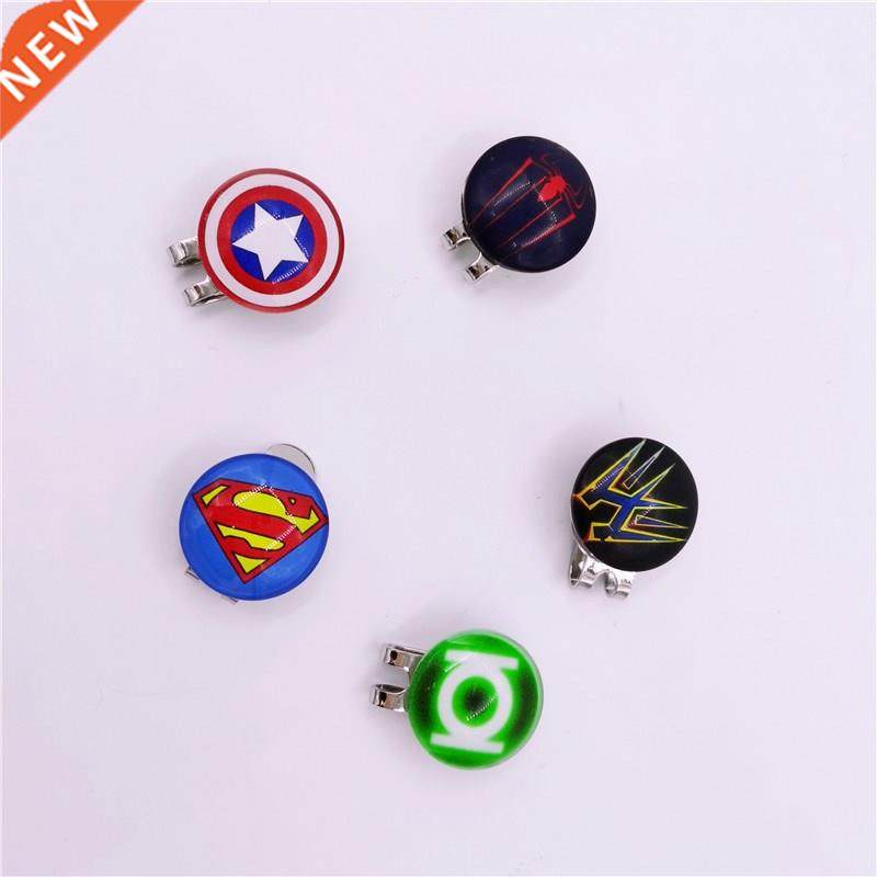 NEW Golf Ball Marker With Magnetic Hat Clip A Star Green Ha