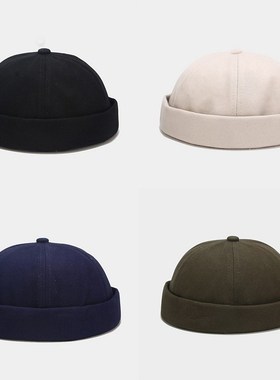 New Spring Brimless Hats Hip Hop Beanie Skullcap Street Knit