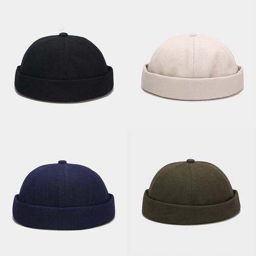 New Spring Brimless Hats Hip Hop Beanie Skullcap Street Knit
