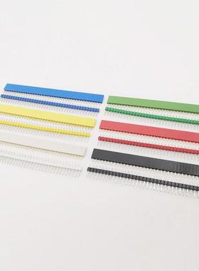 10Pairs 1x40 Pin 2.54mm Single Row Male Female Pin Header Co