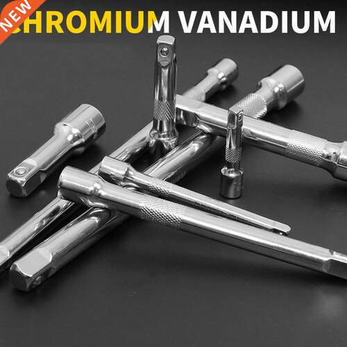 1/4 3/8 1/2 CRV Socket Ratchet Wrench Extension Bar 50/75/10