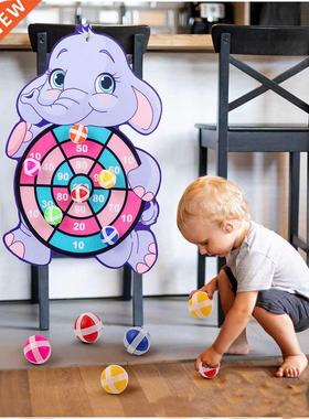 Children Target Sticky Ball Throw Dartboard Sports Kids Educ