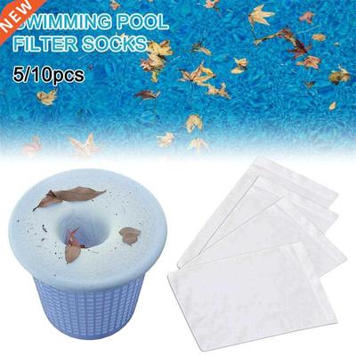 10pcs Pool Filter Storge Skimmer Sock Slg Bsket Elstic