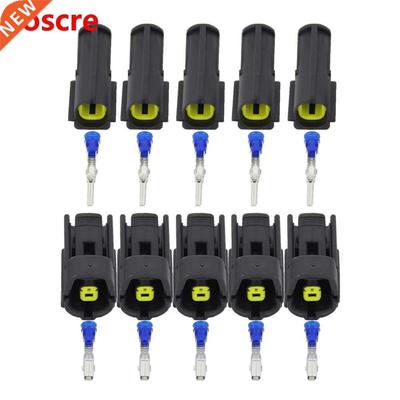 5 Sets 1 Pin DJ70116Y-1.8-11/21 Waterproof Electrical Wire C