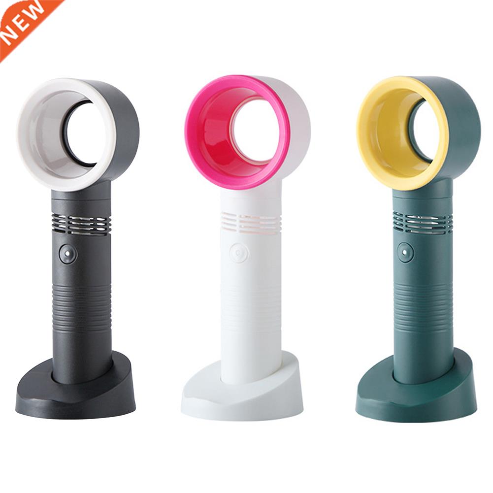 Portable Bladeless Fan Cordless Handheld USB Rechargeable Co