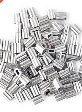 50-pack Crimping Loop Sleeve for 4mm Diameter Wire Rope and