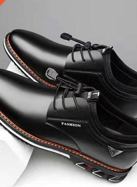 2021 New Men Shoes Leather Cowhide Leather Shoes Men Comfort