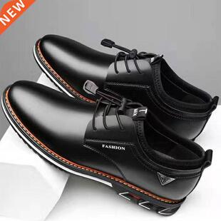 2021 New Men Shoes Leather Cowhide Leather Shoes Men Comfort