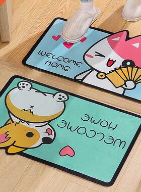 Cartoon Welcome Entrance Doormats Carpets Rugs For Home Bath