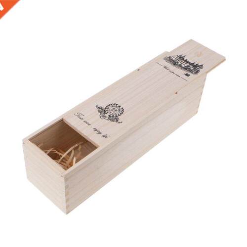 High-Quality Custom-Made Pine Wood Red Wine Carrier Gift Pac