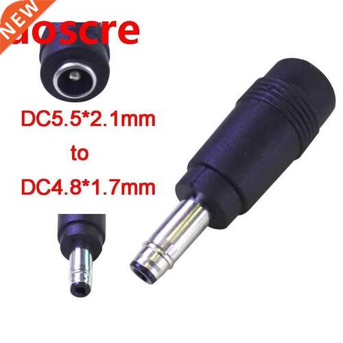 1Pcs Straight New DC4.8*1.7 ale to DC5.5*2.1 Feale Lap