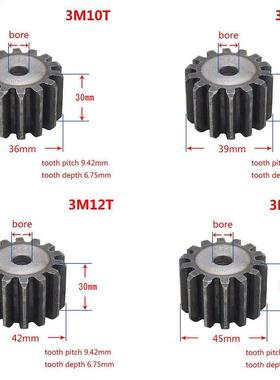 1Pcs Mod 10T-25T 45# Steel Spur Gear Metal Module  Moter G
