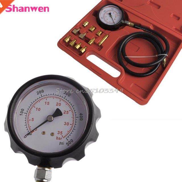 Car Wave Box Cylinder Pressure Meter Oil Pressure Tester Gau