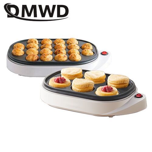 Electric Takoyaki Maker Egg Omelette Cooker Crepe Pancake Fr
