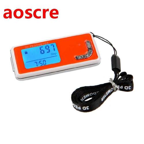 3D Sensor Digital Pedometer Counting Running Walking Step LC