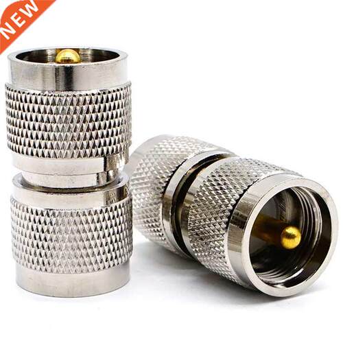 2PCS N Male to UHF Male PL-259 PL259 Connector RF Coaxial Ad