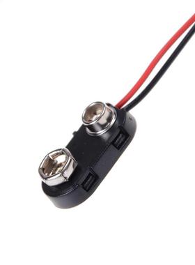 10pcs 150mm 9V Snap Connector clip Lead Wires holder I Type
