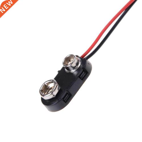 10pcs 150mm 9V Snap Connector clip Lead Wires holder I Type