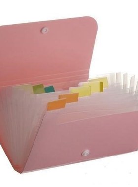 1pc Solid Color File Document Folder Bag Case Bills