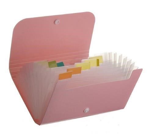 1pc Solid Color File Document Folder Bag Case Bills