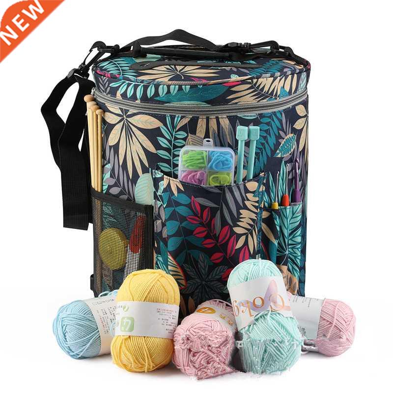 Yarn Storage Bag Knitting Organizer Case For Crocheting Hook