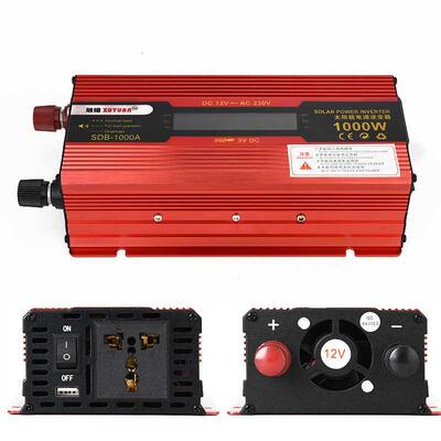 1000W Car Inverter Modified Sine Wave DC 12V/24V to AC 110V/