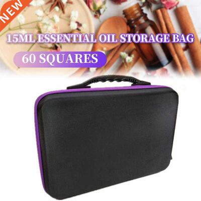 60 Comprtments 15ml Essentil Oil Collecting Storge Bgs S