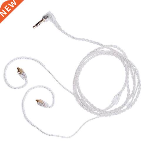 4 Core Cable Plated MMCX L Bended Cable Wire for Shure SE535