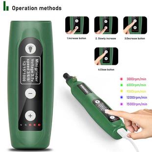 Cordless Grinder Electric Drill 5-Speed Adjustale Engraving