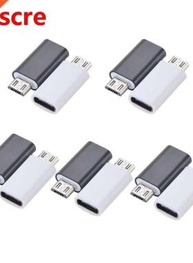 10PCS Type-C Male Connector to Micro-USB 3.1 Female Converte