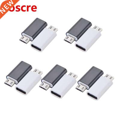 10PCS Type-C Male Connector to Micro-USB 3.1 Female Converte