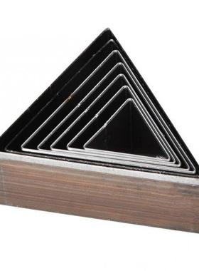 7Pcs 20-50mm Triangular Shape Leather Cutting Die DIY Leathe