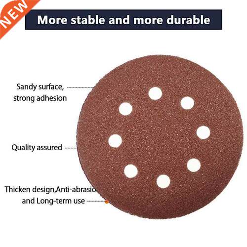 50pcs/100pcs 125mm Round Shape Sanding Discs Sandpaper Eight