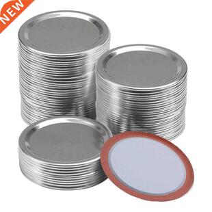 100 Pcs Regul Mouth 70MM Mason J Canning Lids, Reusable