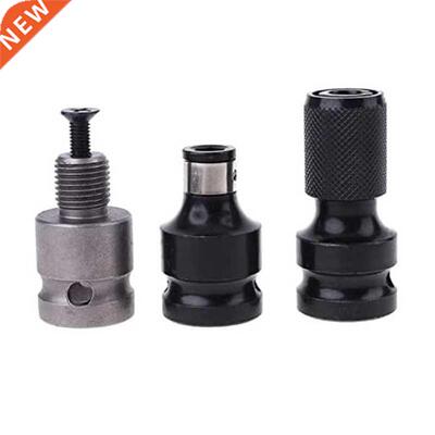 Pcs Drill Chuck Converter 1/2-Inch Square Drive to 1/4-Inc