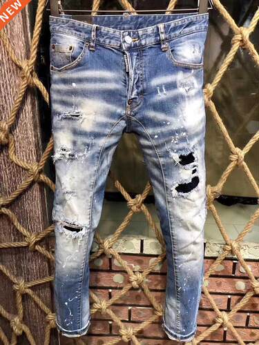 2021 Fashion nd Dsquared2 Patch Patch Paint Dot Punk Style M