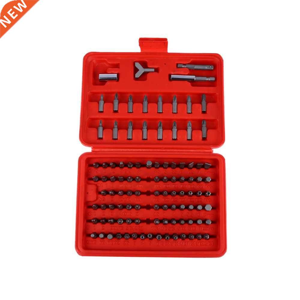 100pc Bits Socket Adapter Tamperproof Torx Hex Bits Set With
