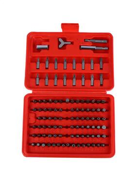 100pc Bits Socket Adapter Tamperproof Torx Hex Bits Set With