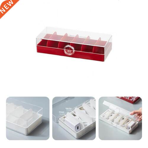 Transparent  Excellent Desk Stationery Makeup Organizer Desk