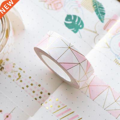 Pink Foil Paper Washi Tape Set Cute Adhesiva Decorativa Ja