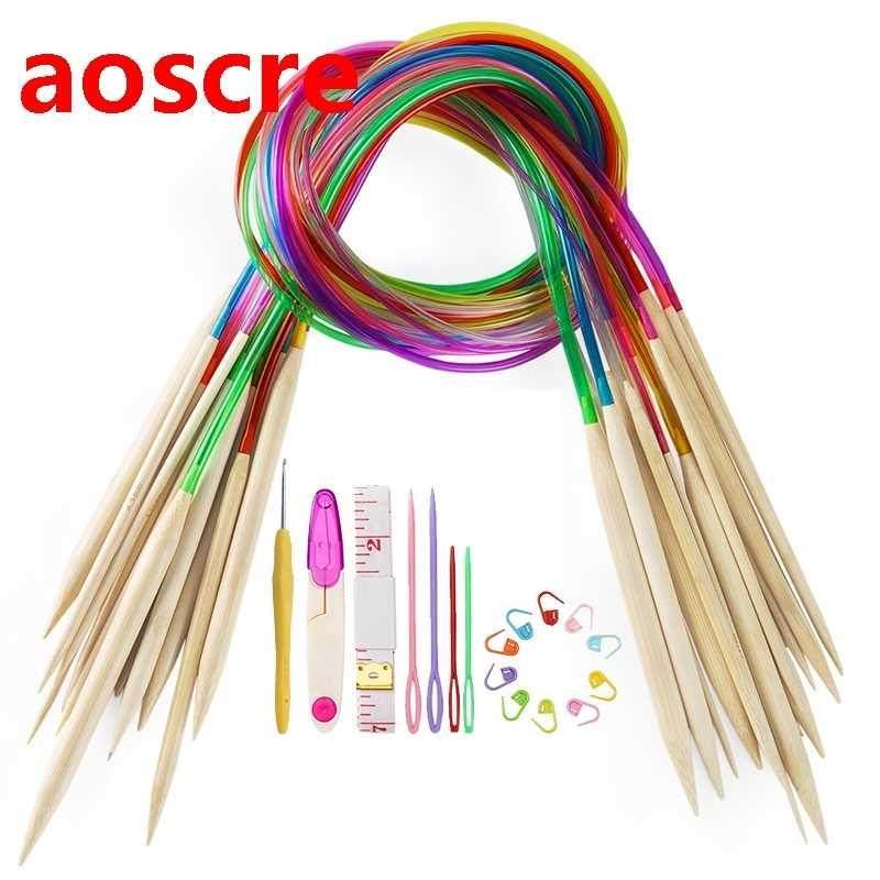 5Pcs/80cm 2-10mm Multicolor Soft Tube Carbonized Bamboo Ci