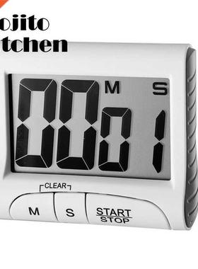 Portable Dgtal Countdown Tmer Clock Large LCD Screen Alar