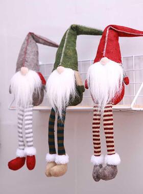 1PC Christmas Decor Sitting Santa Rudolph Doll Cloth Birthda