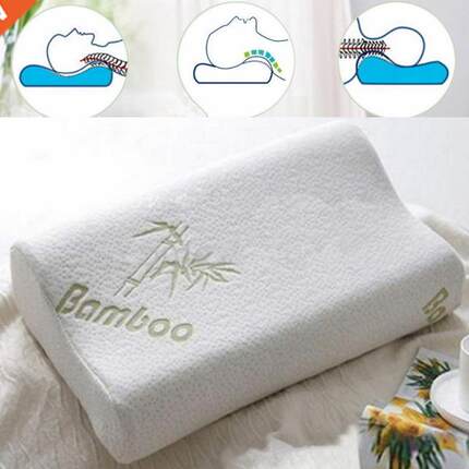 1 Pcs Sleeping Memory Foam White Singleplayer Orthopedic Nec