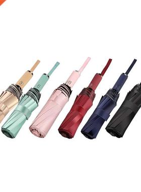 Automatic Umbrella 10 Ribs Windproof Auto Open Close Collaps