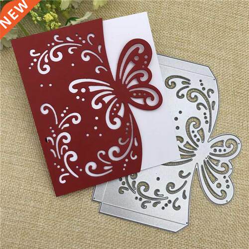 Butterfly envelope greeting card Metal Cutting Dies Stencil