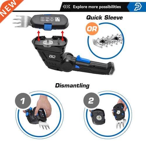 2 in 1 Electric Hedge Trimmer Cordless 3.6V USB Household La